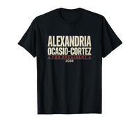 AOC 2028 for President Alexandria Ocasio Cortez Democrat T-Shirt