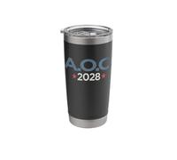 AOC 2028 President US Flag Election Campaign Stainless Steel Insulated Tumbler
