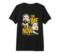 AOC 2028 The Time is Now Progressive Future Zohran Mamdani Premium T-Shirt