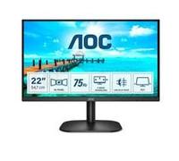 AOC 22B2H/EU 21.5 Inch Frameless Monitor, Full HD, Widescreen, VGA, HDMI, 4ms, 75Hz, VESA, Tilt