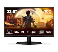 AOC 24" C24G42E VA 1920x1080 180Hz FreeSync HDR10 Speakers Curved Widescreen Monitor