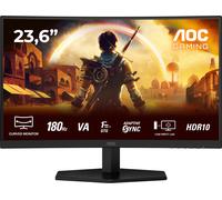 AOC Gaming C24G42E - 24 inch Full HD Curved Monitor, 180 Hz, 0.5 ms, FreeSync Premium (1920x1080, 1x HDMI 2.0, 1x DisplayPort 1.4) black