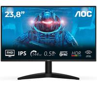 AOC 24B36X 24 Inch FHD Gaming Monitor, 144Hz, IPS, 0.5ms MPRT, Adaptive Sync, HDR10, (1920x1080,HDMI 1x 1.4,DP 1x 1.4) Black