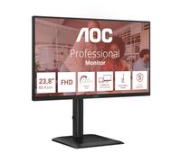 AOC 24E4CV 24 Inch FHD Monitor, 120Hz, IPS, 4ms GtG, Adaptive Sync, HDR Mode, Height Adjustment, Speaker, (1920x1080,HDMI 1x 1.4,DP 1x 1.2 USB Hub) Black