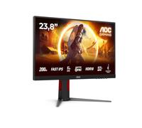 AOC Gaming 24G4HA - 24 inch Full HD monitor, 200 Hz, 1 ms, G-Sync comp., HDR10 (1920x1080, 2x HDMI 2.0, 1x DisplayPort 1.4) black-red