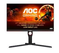 AOC U27G3X 27 inch 4K Ultra HD 160Hz IPS Monitor Height Adjust, Dial Point,