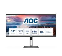 AOC V5 U34V5C/BK computer monitor 86.4 cm (34") 3440 x 1440 pixels UltraWide Quad HD LCD Black