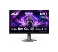 AOC AGON PRO AG276QKD2 computer monitor 67.3 cm (26.5") 2560 x 1440 pixels Quad HD QD-OLED Black Grey
