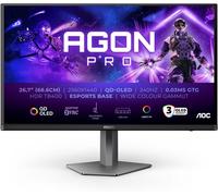 AOC AGON PRO AG276QZD2 computer monitor 67.8 cm (26.7") 2560 x 1440 pixels Quad HD QD-OLED Grey