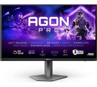 AOC AGON PRO AG276QZD2 computer monitor 67.8 cm (26.7") 2560 x 1440 pixels Quad HD QD-OLED Grey