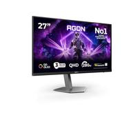 AOC Agon PRO AG276QZD2AM - 27 inch QHD OLED monitor, 280 Hz, 0.03 ms GtG, FreeSync Premium Pro, G-Sync comp., HDR400 (2560x1440, 2x HDMI 2.1, DisplayPort, USB Hub) black