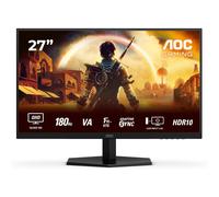 AOC Gaming Q27G42XNE - 27 inch Quad HD monitor, 180 Hz, 1 ms, FreeSync Prem., HDR10 (2560x1440, 2x HDMI 2.0, 1x DisplayPort 1.4) black