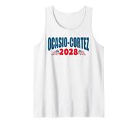 AOC Alexandria Ocasio-Cortez 2028 for President Tank Top