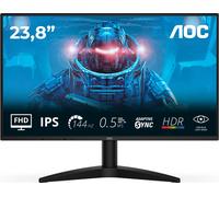 AOC 24B36X 24 Inch FHD Gaming Monitor, 144Hz, IPS, 0.5ms MPRT, Adaptive Sync, HDR10, (1920x1080,HDMI 1x 1.4,DP 1x 1.4) Black