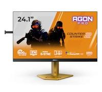 AOC CS24A 24.1 inch FHD Monitor 610Hz, TN eSports Panel, 0.5ms GtG, Adaptive Sync, HDR400, G-Sync Compatible, Height Adjustment, (1920x1080 HDMI 2x 2.1 DP USB Hub) Black