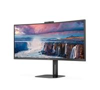 AOC V5 CU34V5CW LED display 86.4 cm (34") 3440 x 1440 pixels Wide Quad HD Black