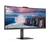 AOC V5 CU34V5CW LED display 86.4 cm (34") 3440 x 1440 pixels Wide Quad HD Black