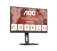 AOC E3 U27E3UF computer monitor 68.6 cm (27") 3840 x 2160 pixels 4K Ultra HD LED Black