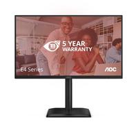 AOC E4 24E4CV computer monitor 60.5 cm (23.8") 1920 x 1080 pixels Full HD LED Black