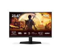 AOC Gaming C24G42E - 24 inch Full HD Curved Monitor, 180 Hz, 0.5 ms, FreeSync Premium (1920x1080, 1x HDMI 2.0, 1x DisplayPort 1.4) black