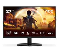 AOC Gaming Q27G42XNE, 27 Inch Quad HD Monitor, 180 Hz, 1 ms, FreeSync Premium, HDR10 (2560 x 1440, 2x HDMI 2.0, 1x DisplayPort 1.4), Black