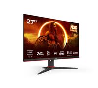 AOC Gaming 27G2ZNE - 27 inch Full HD Monitor, 240 Hz, 1 ms MPRT, FreeSync Prem. (1920x1080, HDMI 1.4, DisplayPort 1.2) black/red