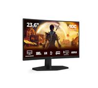 AOC Gaming C24G42E - 24 inch Full HD Curved Monitor, 180 Hz, 0.5 ms, FreeSync Premium (1920x1080, 1x HDMI 2.0, 1x DisplayPort 1.4) black