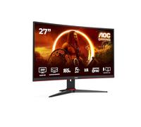 AOC Gaming CQ27G2SE - 27 Inch QHD Monitor, 165Hz, VA, 1ms, FreeSync Premium, Low Input Lag, Shadow Comtrol, Game Modes (2560 x 1440 @ 165Hz, 250 cd/m,