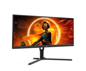 AOC Gaming U34G3XM - 34 Inch QHD Monitor, 144Hz, 1MS MPRT, VA, FreeSync Premium, Height Adjust, Low Input Lag (3440 x 1440 @ 144z, 300 cd/m², HDMI 2.0 / DP 1.4)