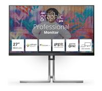 AOC Graphic Pro Q27U3CV 27 IPS 4K Ultra HD Height Adjustable Monitor