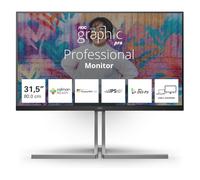 AOC U32U3CV computer monitor 80 cm (31.5") 3840 x 2160 pixels 4K Ultra HD LCD Black