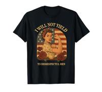 AOC I Will Not Yield To Disrespectful Men T-Shirt
