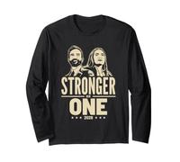 AOC Mamdani 2028 Stronger As One Political Unity Design Long Sleeve T-Shirt