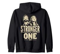 AOC Mamdani 2028 Stronger As One Political Unity Design Zip Hoodie