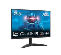 AOC Q24B36X 23.8 inch WQHD Monitor 144Hz, IPS Panel, 0.5ms MPRT, Adaptive Sync, HDR10, (2560x1440 HDMI 1x 2.0 DP 1.4) Black