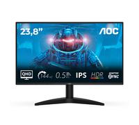 AOC Q24B36X 23.8 inch WQHD Monitor 144Hz, IPS Panel, 0.5ms MPRT, Adaptive Sync, HDR10, (2560x1440 HDMI 1x 2.0 DP 1.4) Black