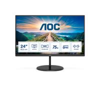 AOC V4 Q24V4EA LED display 60.5 cm (23.8") 2560 x 1440 pixels 2K Ultra HD Black
