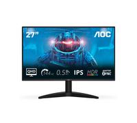 AOC Q27B36X 27 inch WQHD Monitor 144Hz, IPS Panel, 0.5ms MPRT, Adaptive Sync, HDR10, (2560x1440 HDMI 1x 2.0 DP 1.4) Black