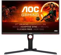 AOC G3 Q27G3XMN/BK computer monitor 68.6 cm (27") 2560 x 1440 pixels 2K Ultra HD LED Black