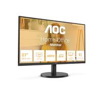AOC U27B3M 27 inch UHD Monitor 60Hz, VA Panel, 4ms GtG, HDR10, (3840x2160 HDMI 2x 2.0 DP) Black