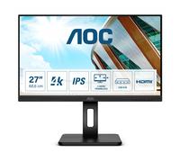 AOC P2 U27P2 LED display 68.6 cm (27") 3840 x 2160 pixels 4K Ultra HD Black