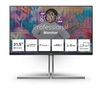 AOC U32U3CV computer monitor 80 cm (31.5") 3840 x 2160 pixels 4K Ultra HD LCD Black