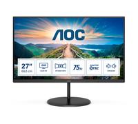AOC V4 Q27V4EA LED display 68.6 cm (27") 2560 x 1440 pixels 2K Ultra HD Black