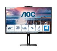 AOC Value-line Q27V5CW/BK - V5 series - LED monitor - 27" - 2560 x 1440 QHD @ 75 Hz - IPS - 300 cd/m - 1000:1 - 4 ms -