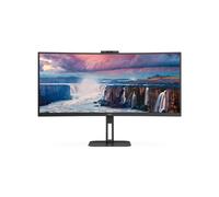 AOC Value-line CU34V5CW/BK - V5 series - LED monitor - curved - 34" - 3440 x 1440 WQHD @ 100 Hz - VA - 300 cd/m - 3000: