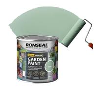 AOC24 2.5L Garden Paint Sage, Water Based Outdoor Paints, Long Lasting Weather Resistant, Fast Drying Color for Wood, Bricks, Pots, Anti Crack Peeling DIY Paint (Sage, 2.5 L)