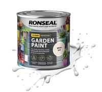 AOC24 250ML Garden Paint White Ash, Water Based Outdoor Paints, Long Lasting Weather Resistant, Fast Drying Color for Wood, Bricks, Pots, Anti Crack Peeling DIY Paint (White Ash, 250 M L)