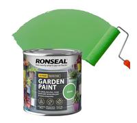 AOC24 750ML Garden Paint Clover, Water Based Outdoor Paints, Long Lasting Weather Resistant, Fast Drying Color for Wood, Bricks, Pots, Anti Crack Peeling DIY Paint (Clover, 750 M L)
