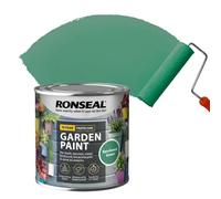 AOC24 750ML Garden Paint Rainforest Green, Water Based Outdoor Paints, Long Lasting Weather Resist, Fast Drying Color for Wood, Bricks, Pots, Anti Crack Peeling DIY Paint (Rainforest Green, 750 M L)