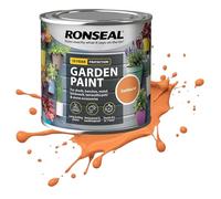 AOC24 750ML Garden Paint Sunbrust, Water Based Outdoor Paints, Long Lasting Weather Resistant, Fast Drying Color for Wood, Bricks, Pots, Anti Crack Peeling DIY Paint (Sunburst, 750 M L)